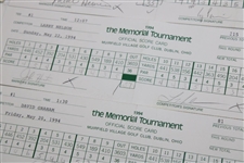 Strange, Pavin, Irwin & Nine Others Signed 1993/1994 The Memorial Used Scorecards