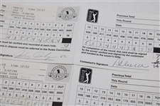Cink, Duval, Price & Nine Others Signed 1998 BellSouth Classic Used Scorecards