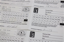 Cink, Duval, Price & Nine Others Signed 1998 BellSouth Classic Used Scorecards
