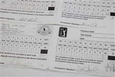 Cink, Duval, Price & Nine Others Signed 1998 BellSouth Classic Used Scorecards