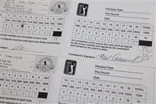 Cink, Duval, Price & Nine Others Signed 1998 BellSouth Classic Used Scorecards