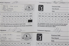 Cink, Duval, Price & Nine Others Signed 1998 BellSouth Classic Used Scorecards