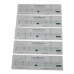 Mickelson, Daly, Watson & Seven Others Signed 1993/1994 The Memorial Used Scorecards