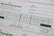 Mickelson, Daly, Watson & Seven Others Signed 1993/1994 The Memorial Used Scorecards