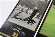 Player, Nelson & Aaron Signed 1993 Masters Collection GSV Cards JSA ALOA