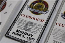 Complete 1997 US Open at Congressional Full Week Ticket Set w/Envelope