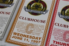 Complete 1997 US Open at Congressional Full Week Ticket Set w/Envelope