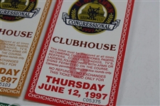 Complete 1997 US Open at Congressional Full Week Ticket Set w/Envelope