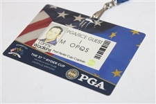 Lanny Wadkins' 2008 Ryder Cup at Valhalla GC Past Ryder Cup Captain ID Badge