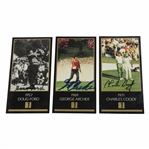 Ford, Archer & Coody Signed 1993 Masters Collection GSV Cards JSA ALOA