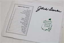 Ten (10) Masters Champions Signed Augusta National Golf Club Scorecards JSA ALOA