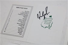 Ten (10) Masters Champions Signed Augusta National Golf Club Scorecards JSA ALOA