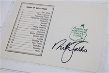 Ten (10) Masters Champions Signed Augusta National Golf Club Scorecards JSA ALOA