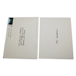 Lanny Wadkins' 2008 Masters Tournament Honorary Invitee Invitation w/ Envelope 