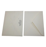 Lanny Wadkins' 2008 Masters Tournament Honorary Invitee Invitation w/ Envelope 