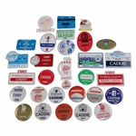 Thirty (30) 1980s/1990s Caddy Badges/Credentials - Palmer Caddy Royce Nielson Collection