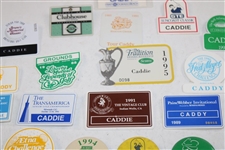 Thirty (30) 1980s/1990s Caddy Badges/Credentials - Palmer Caddy Royce Nielson Collection