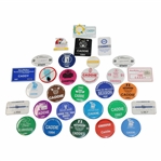 Thirty (30) 1980s/1990s Caddy Badges/Credentials - Palmer Caddy Royce Nielson Collection
