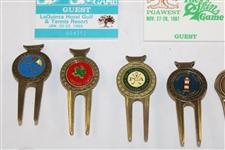 Thirty (30) 1980s/1990s Caddy Badges/Credentials - Palmer Caddy Royce Nielson Collection