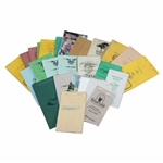 Thirty (30) 1980s/1990s Caddy Yardage/Green Books - Palmer Caddy Royce Nielson Collection