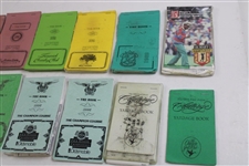 Thirty (30) 1980s/1990s Caddy Yardage/Green Books - Palmer Caddy Royce Nielson Collection