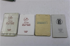 Thirty (30) 1980s/1990s Caddy Yardage/Green Books - Palmer Caddy Royce Nielson Collection