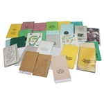 Thirty (30) 1980s/1990s Caddy Yardage/Green Books - Palmer Caddy Royce Nielson Collection