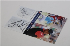 Tiger Woods Signed w/Hideki/Fowler/Blixt The Open Preview Page JSA ALOA