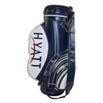 Ray Floyd Signed Personal Used Golf Bag Large Signature with Steve Williams as Caddy