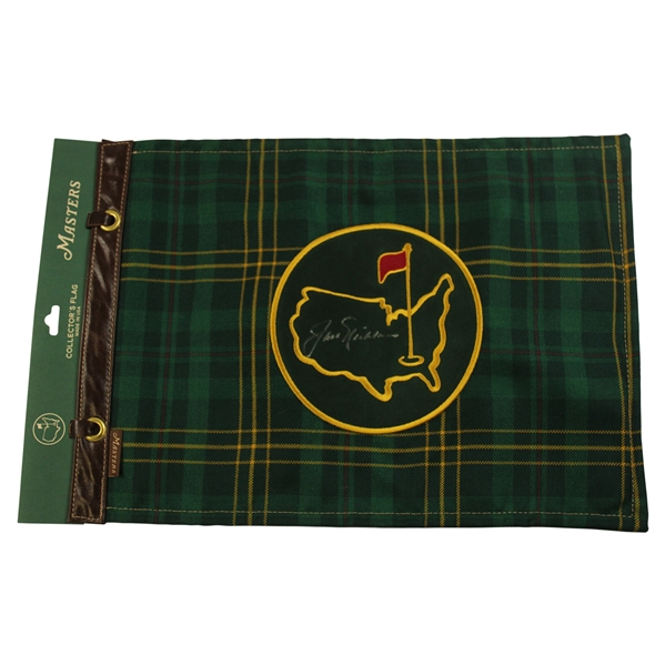 Jack Nicklaus Signed Masters Tournament Ltd Ed Tartan Flag JSA ALOA