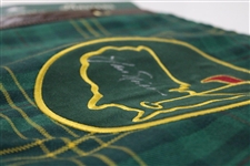 Jack Nicklaus Signed Masters Tournament Ltd Ed Tartan Flag JSA ALOA