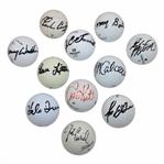 Elder, Snead, Littler & Eight (8) others Signed Golf Balls JSA ALOA