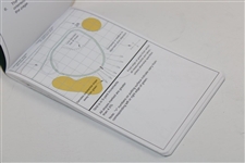 Jack Nicklaus Signed Masters Yardage Book JSA ALOA