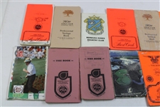 Thirty (30) 1980s/1990s Caddy Yardage/Green Books - Palmer Caddy Royce Nielson Collection