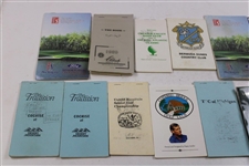 Thirty (30) 1980s/1990s Caddy Yardage/Green Books - Palmer Caddy Royce Nielson Collection