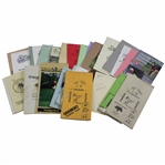 Thirty (30) 1980s/1990s Caddy Yardage/Green Books - Palmer Caddy Royce Nielson Collection