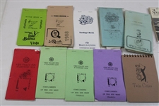 Thirty (30) 1980s/1990s Caddy Yardage/Green Books - Palmer Caddy Royce Nielson Collection