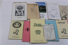 Thirty (30) 1980s/1990s Caddy Yardage/Green Books - Palmer Caddy Royce Nielson Collection