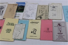 Thirty (30) 1980s/1990s Caddy Yardage/Green Books - Palmer Caddy Royce Nielson Collection