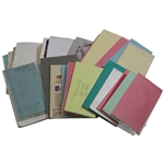 Thirty (30) 1980s/1990s Caddy Yardage/Green Books - Palmer Caddy Royce Nielson Collection