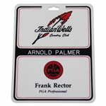 Arnold Palmer's Indian Wells Country Club Bag Tag - Site of Final PGA Tour Victory - Royce Nielson Collection