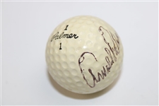 Arnold Palmer Signed Personal Used Palmer 'P' Golf Ball - Nielson Collection JSA ALOA