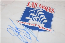 John Daly Signed Las Vegas Inv. Caddy Bib w/1991 PGA Visors & Guide w/Personal Logo Ball JSA ALOA