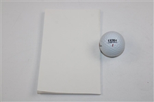 John Daly Signed Las Vegas Inv. Caddy Bib w/1991 PGA Visors & Guide w/Personal Logo Ball JSA ALOA