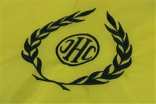 Hermitage CC (Palmer Final Win) Green & Yellow Course Flown Flag - Royce Nielson Collection