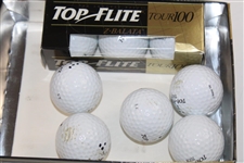 Eight (8) Lee Trevino Personal 'L.T.' Personal Used Golf Balls - Nielson Collection