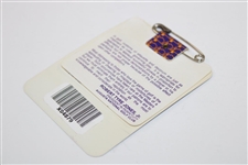 Jose Maria Olazabal Signed 1994 Masters Tournament SERIES Badge #X04879 JSA ALOA