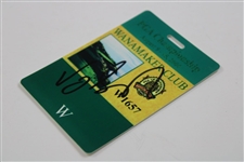 Vijay Singh Signed 2004 PGA Championship at Whistling Straits Badge #W1657 JSA ALOA