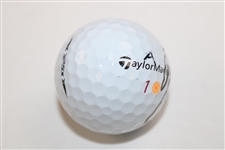 Rickie Fowler Signed Personal Used TaylorMade Golf Ball JSA ALOA