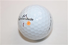 Rickie Fowler Signed Personal Used TaylorMade Golf Ball JSA ALOA